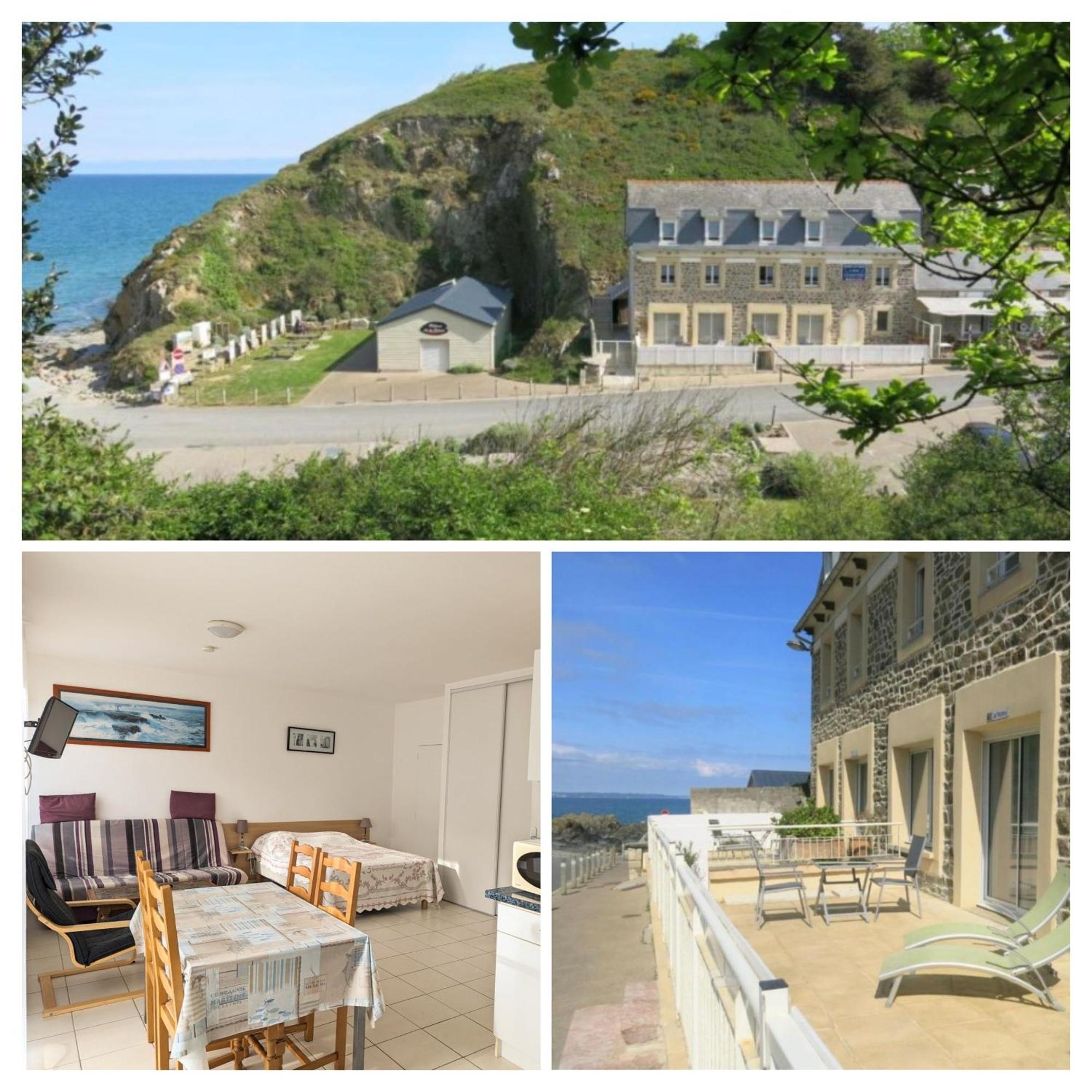 Appart' Avec Grande Terrasse Vue Mer -50M Plage Et Du Sentier De Randonnee Planguenoual ภายนอก รูปภาพ