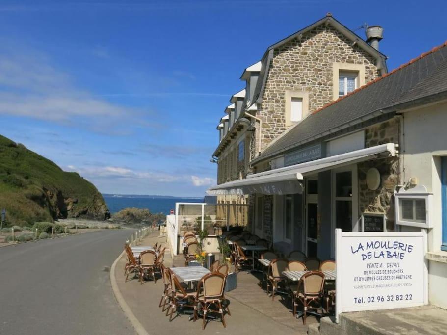 Appart' Avec Grande Terrasse Vue Mer -50M Plage Et Du Sentier De Randonnee Planguenoual ภายนอก รูปภาพ